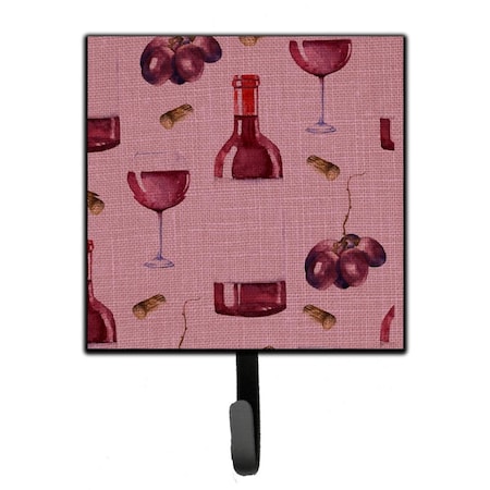 Carolines Treasures Red Wine on Linen Leash or Key Holder BB5195SH4